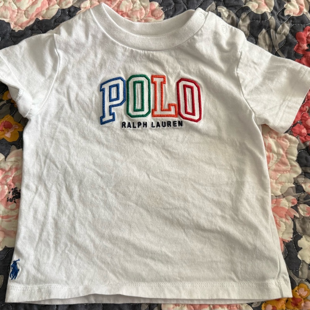 Ralph Lauren Kids White Polo Shirt